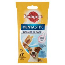 Pedigree DentaStix kiegészítő állateledel 5-10 kg-os, 4 hónapnál idősebb kutyák számára 7 db 110 g