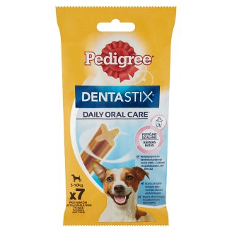 Pedigree DentaStix kiegészítő állateledel 5-10 kg-os, 4 hónapnál idősebb kutyáknak 7 db 110 g