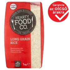 Hearty Food Co. "B" minőségű, hosszú szemű rizs 1 kg