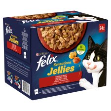 Felix Sensations Jellies Home Selection in Jelly Wet Cat Food 24 x 85 g (2,04 g)