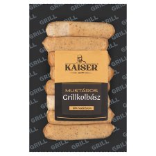 Kaiser Grilled Sausages with Mustard 210 g