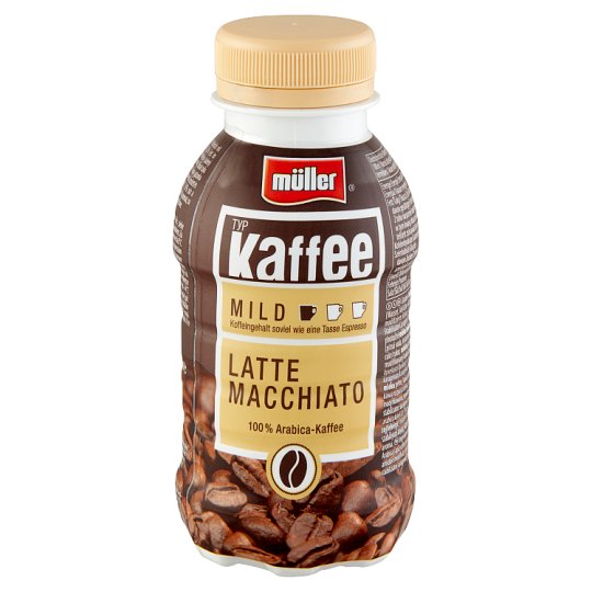 Müller Kaffee Latte Macchiato pasztőrözött tejital arabica kávéval 250 ml