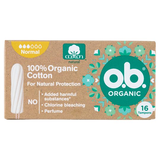 o.b. Organic Normal tampon 16 db