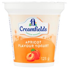 Creamfields zsírszegény sárgabarackízű joghurt 125 g