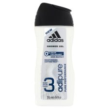 Adidas Adipure 3 az 1-ben tusfürdő testre, hajra, arcra 250 ml