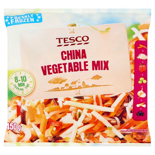 Tesco QuickFrozen China Vegetable Mix 450 g Tesco Online, Tesco From