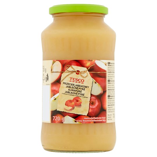 Tesco Apple Puree with Sugar 720 g