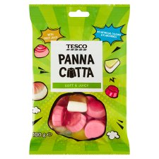 Tesco Panna Cotta Mixed Fruit Flavoured Gums 100 g