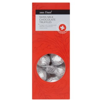 Tesco Finest tejcsokoládé golyók trüffelkrémmel töltve 180 g