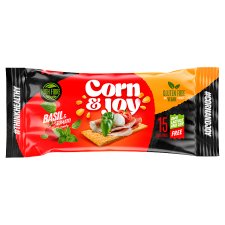 Corn & Joy  Basil & Tomato Flavoured Natural Crackerbread 20 g