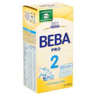 Beba Pro 2 tejalapú anyatej-kiegészítő tápszer 6-12 hónapos korig 350 g