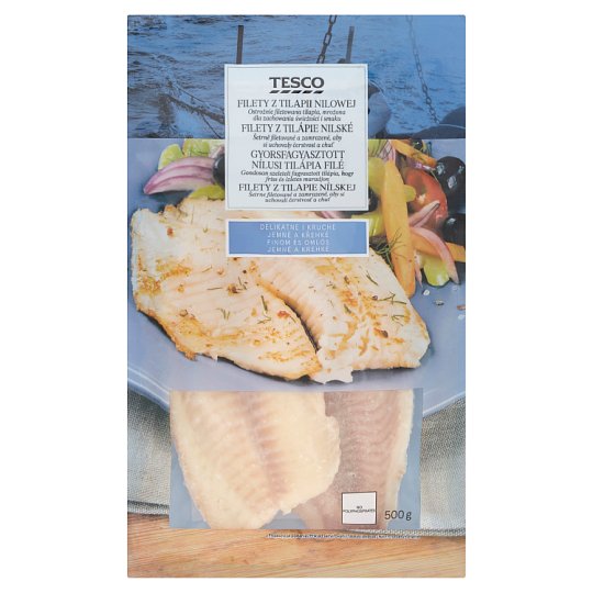 Tesco gyorsfagyasztott nílusi tilápia filé 450 g Tesco Bevásárlás