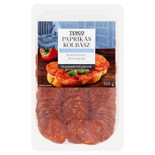 Tesco szeletelt paprikás kolbász 100 g