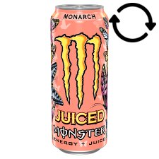 Monster Energy Juiced Monster Monarch Carbonated Drink with Caffeine 500 ml