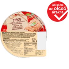 Tesco Pate with Chicken Liver and Tomato 100 g