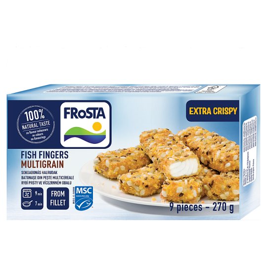 FRoSTA gyorsfagyasztott sokgabonás halrudak 270 g