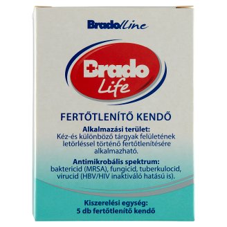 Brado Life Sanitizer Cloths 5 pcs