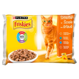 Friskies Multipack aszpikos válogatás 4 x 100 g