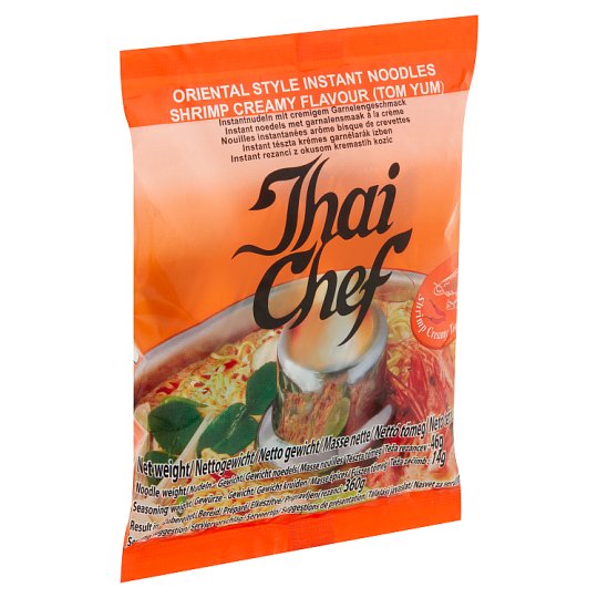 Thai Chef Oriental Style Instant Noodles Shrimp Creamy Flavour 360 g