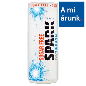 Tesco Spark Original cukormentes szénsavas energiaital édesítőszerrel 250 ml