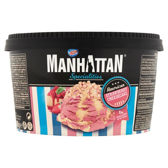 Nestlé Schöller Manhattan Strawberry Cheesecake Ice Cream with Cookies