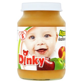 Dinky glutén- és tejszármazékmentes alma őszibarackkal bébidesszert 5 hónapos kortól 190 g