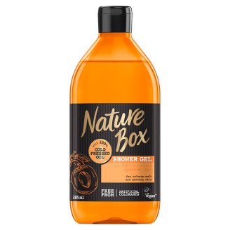 Nature Box Barack tusfürdő a sima bőrért 385 ml