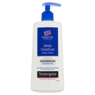Neutrogena Norvég Formula Deep Moisture testápoló érzékeny bőrre 250 ml