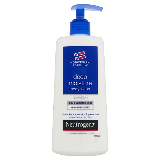 Neutrogena Norvég Formula Deep Moisture testápoló érzékeny bőrre 250 ml