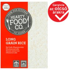 Hearty Food Co. "B" minőségű hosszú szemű rizs 4 x 100 g