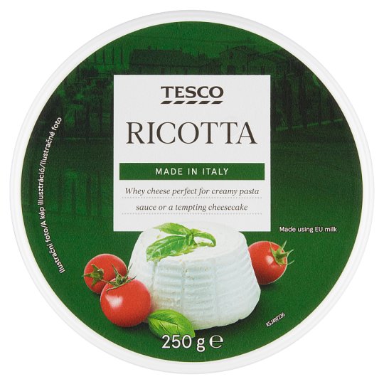 Tesco Ricotta Cream Cheese Curd 250 g Tesco Online, Tesco From Home