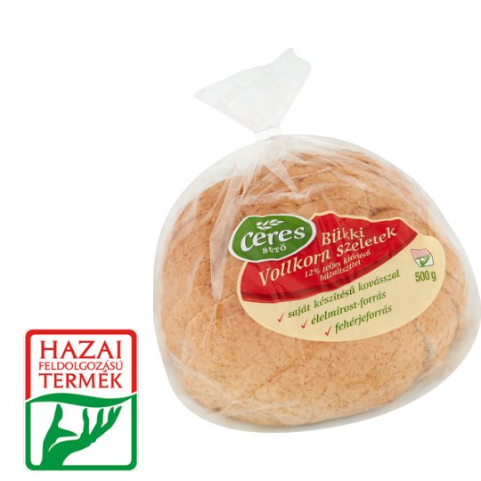 Bükki Vollkorn szeletek 12% teljes kiőrlésű búzaliszttel 500 g