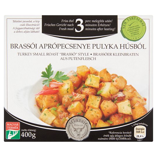 Gazsi brassói aprópecsenye pulykahúsból 400 g
