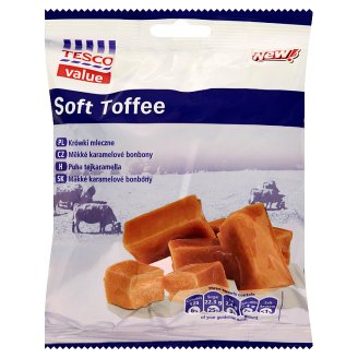 Tesco Value puha tejkaramella 400 g