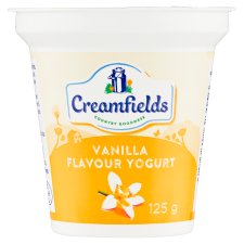 Creamfields zsírszegény vaníliaízű joghurt 125 g