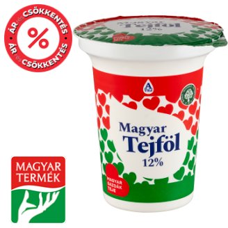 Magyar Tejföl 12%-os félzsíros tejföl 330 g