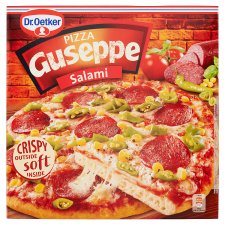 Dr. Oetker Guseppe gyorsfagyasztott pizza szalámival 380 g