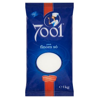 7001 jódozott párolt finom só 1 kg
