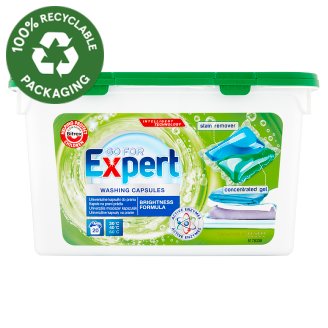 Go for Expert univerzális mosószer kapszulák 20 mosás 490 ml