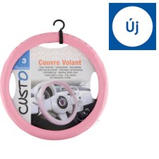 Custo Fantaisie 3 Volant Pink Diamond Steering Wheel Cover