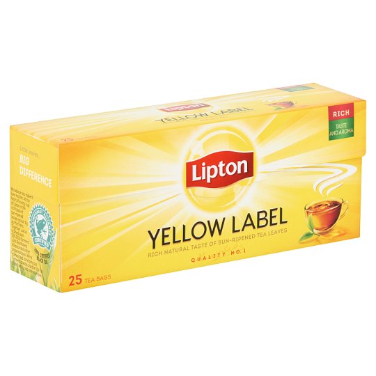 Lipton Yellow Label ízesített fekete tea 25 filter