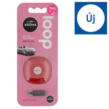 Aroma Car Loop Gel Red Fruits Car Air Freshener