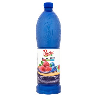 Pölöskei Málna Blue vegyes gyümölcsszörp áfonya és málna ízzel cukorral és édesítőszerrel 1 l