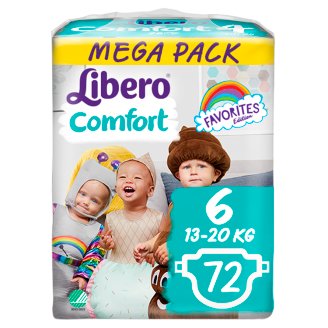 Libero Comfort 6 13-20 kg prémium pelenkanadrág 72 db
