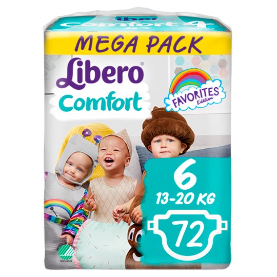 Libero Comfort 6 13-20 kg prémium nadrágpelenka 72 db
