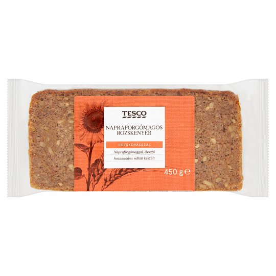 Tesco Rye Bread with Sunflower Seed 450 g Tesco Online, Tesco From
