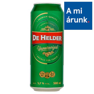 De Helder Unpasteurized Lager Beer 5,7% 500 ml