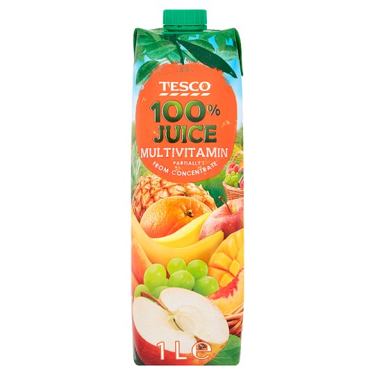 Tesco multivitamin vegyes gyümölcslé sárgarépával 1 l Tesco Bevásárlás
