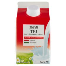 Tesco Semi-Fat Milk 2,8% 500 ml