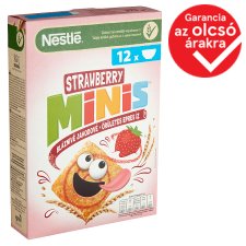 Nestlé Strawberry Minis ropogós, epres gabonapehely 375 g